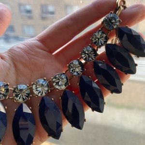 JCREW blue collar necklace